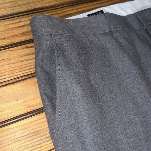 J. Crew Bedford Business Casual Mens Pants Size 34x34 Grey Solid Pockets Work - Picture 6 of 8